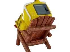 Solar LED Freizeit-Vogel Gelb 8 cm x 11 cm x 15 cm