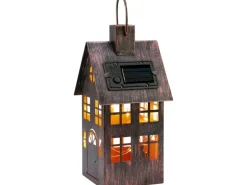 Solar-Dekolaterne Haus LED 20,5 cm x 10 cm x 10 cm