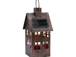 Solar-Dekolaterne Haus LED 20,5 cm x 10 cm x 10 cm