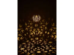 Solar-Dekoleuchte Kugel LED Sand Ø 15 cm x 63 cm