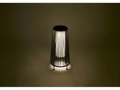 Solar-LED-Dekoleuchte Aviano Schwarz Warmweiß 45 cm x 21 cm x 21 cm