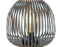 Solar-LED-Dekoleuchte Mereta Ø 20 cm x 18,5 cm Grau