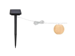 Solar-Lichterkette Martelli Lampions Bunt 5 m