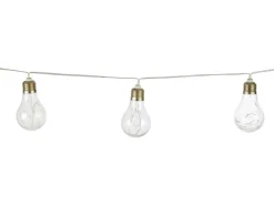 Solarlichterkette mit Glühbirnen