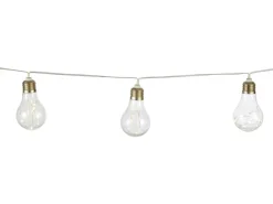 Solarlichterkette mit Glühbirnen