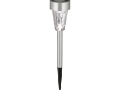 Solarspieß Edelstahl mit Wasserperl-Effekt