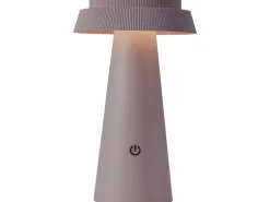 Solar-Tischleuchte Nerano Ø 14 x 23 cm Lila