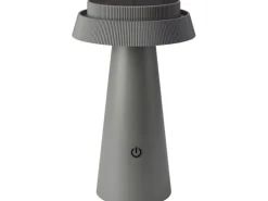 Solar-Tischleuchte Nerano Ø 14 x 23 cm Dunkelgrau