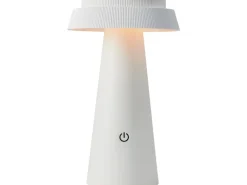 Solar-Tischleuchte Nerano Ø 14 x 23 cm Weiß