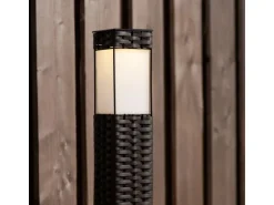 Solar-Wegeleuchte Muscat 5 lm 2700 K IP44 Sensor Schwarz