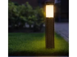 Solar-Wegeleuchte Muscat 5 lm 2700 K IP44 Sensor Schwarz