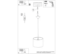 Sollux Lighting Hängeleuchte Fairy 30