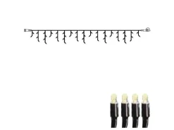 Star Trading SYSTEM 24 KOMPLETT SET 15m LED Lichtervorhang Eisregen Icicle Für Dachrinne