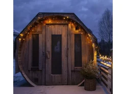 Star Trading SYSTEM 24 KOMPLETT SET 30m LED Lichtervorhang Eisregen Icicle Flash F Dachrinne