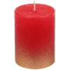 Steinhart Stumpenkerze Karmen Gegossen Ø 6,8 cm x 10 cm Rubin
