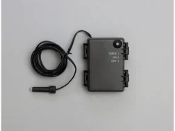 Sterntaler Dekostern Weihnachtsstern Kunststoff 18-Zacker mit Timer 16cm Außen LED Batterie Rot