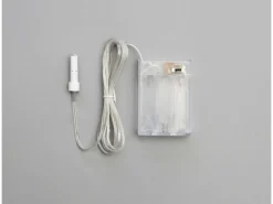 Sterntaler Dekostern Weihnachtsstern Midi-Stern Kunststoff 18-Zacker 16cm Innen LED Batterie mit Timer Rot-Gelb