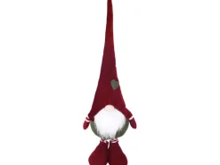 Stoff-Wichtel Pop-up Stehend Rot-Grau