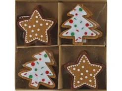 Streuteile Stern und Tannenbaum Filz 5 cm 8er-Set