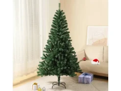 Svita Weihnachtsbaum Künstlich 1150 Zweig-Spitzen Inkl. Metall Ständer Tannenbaum Kunstbaum Luvi-Nadeln 210cm