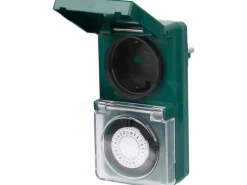 Tageszeitschaltuhr Mechanisch 48 Schaltmöglichkeiten Grün