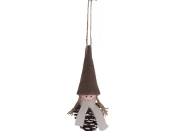 Tannenzapfen-Figur Braun 17 cm