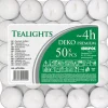 Teelichter 50 Stück Weiß 4 h