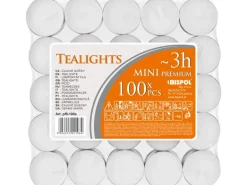 Teelichter 100 Stück Weiß 3 h