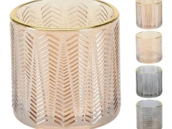 Teelichthalter 4-fach Sortiert Ø 7 cm x 6,5 cm