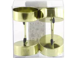 Teelichthalter zum Stecken Metall 4 Stück