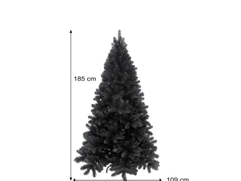 Triumph Tree Weihnachtsbaum Tuscan 185 cm x Ø 109 cm Schwarz