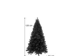Triumph Tree Weihnachtsbaum Tuscan 120 cm x Ø 81 cm Schwarz