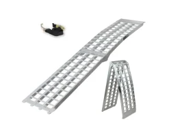 TRUTZHOLM 1 x Auffahrrampe 230 cm Traglast 680 kg Alu Klappbar