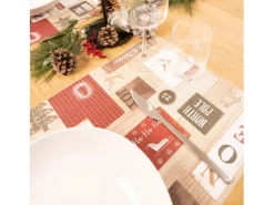 Venilia Tischset Jingle Bells Rechteckig 45 cm x 30 cm Bunt