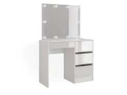 Vicco Schminktisch Sherry Weiß/Weiß 90 cm mit LED Beleuchtung