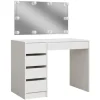 Vicco Schminktisch Thalia Weiß 100 cm mit LED Beleuchtung