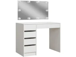 Vicco Schminktisch Thalia Weiß 100 cm mit LED Beleuchtung