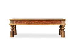 vidaXL Couchtisch Massivholz Mango Akazie 110x60x38 cm 245140