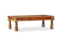 vidaXL Couchtisch Massivholz Mango Akazie 110x60x38 cm 245140