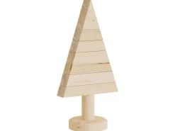 vidaXL Deko-Weihnachtsbäume 2 Stk Holz 30 cm Massivholz Kiefer