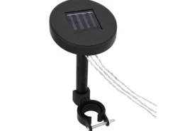 vidaXL Gartenzelt mit LED-Lichterkette 3x3 m Anthrazit