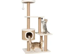 vidaXL Katzen-Kratzbaum 123 cm Seegras