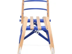 vidaXL Klappschlitten mit Rückenlehne 110 cm Sperrholz