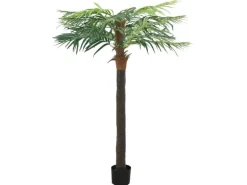 vidaXL Künstliche Palme Phönix mit Topf 215 cm Grün