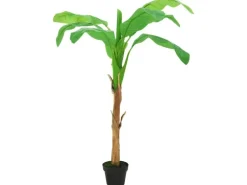 vidaXL Künstlicher Bananenbaum mit Topf 180 cm Grün