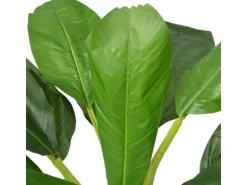 vidaXL Künstlicher Bananenbaum mit Topf 150 cm Grün