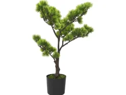 vidaXL Künstlicher Bonsai Pinus mit Topf 60 cm Grün Modell 1