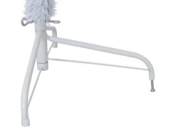 vidaXL Künstlicher Halber Weihnachtsbaum mit Ständer Weiß 180 cm PVC