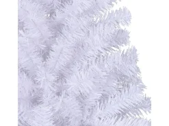vidaXL Künstlicher Halber Weihnachtsbaum mit Ständer Weiß 180 cm PVC