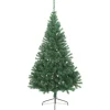 vidaXL Künstlicher Halber Weihnachtsbaum mit Ständer Grün 210 cm PVC